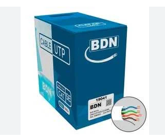 Cable u/ utp cat5e bdn 24awg blanco 305m cca